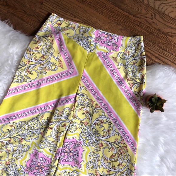 Oversized print wide leg pants - Picture 2 of 4